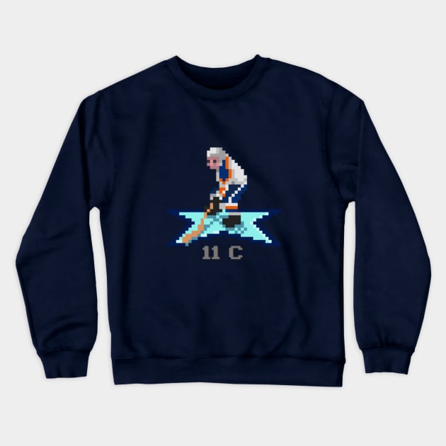 16-Bit Messier (Oilers) Crewneck Sweatshirt by Beerleagueheroes.com Merch Store